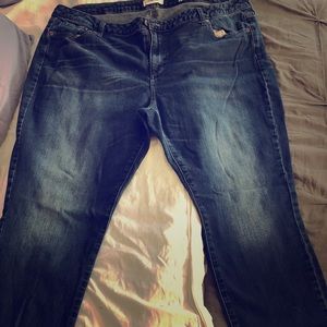 Plus Size Dark Denim Jeans